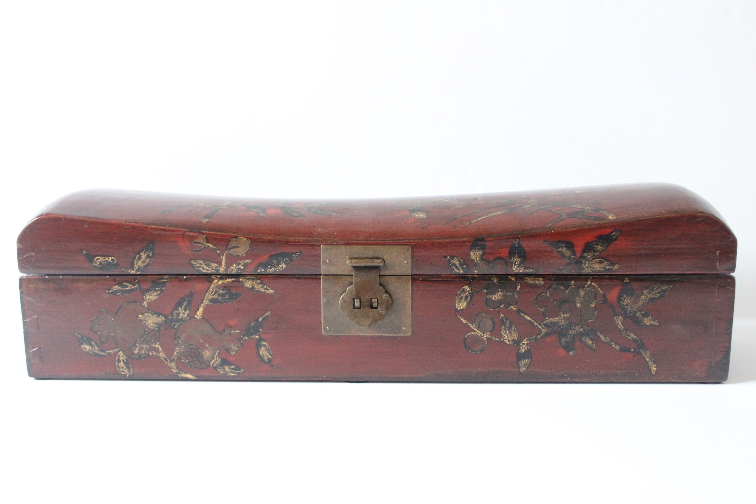Antique Chinese Pillow Box