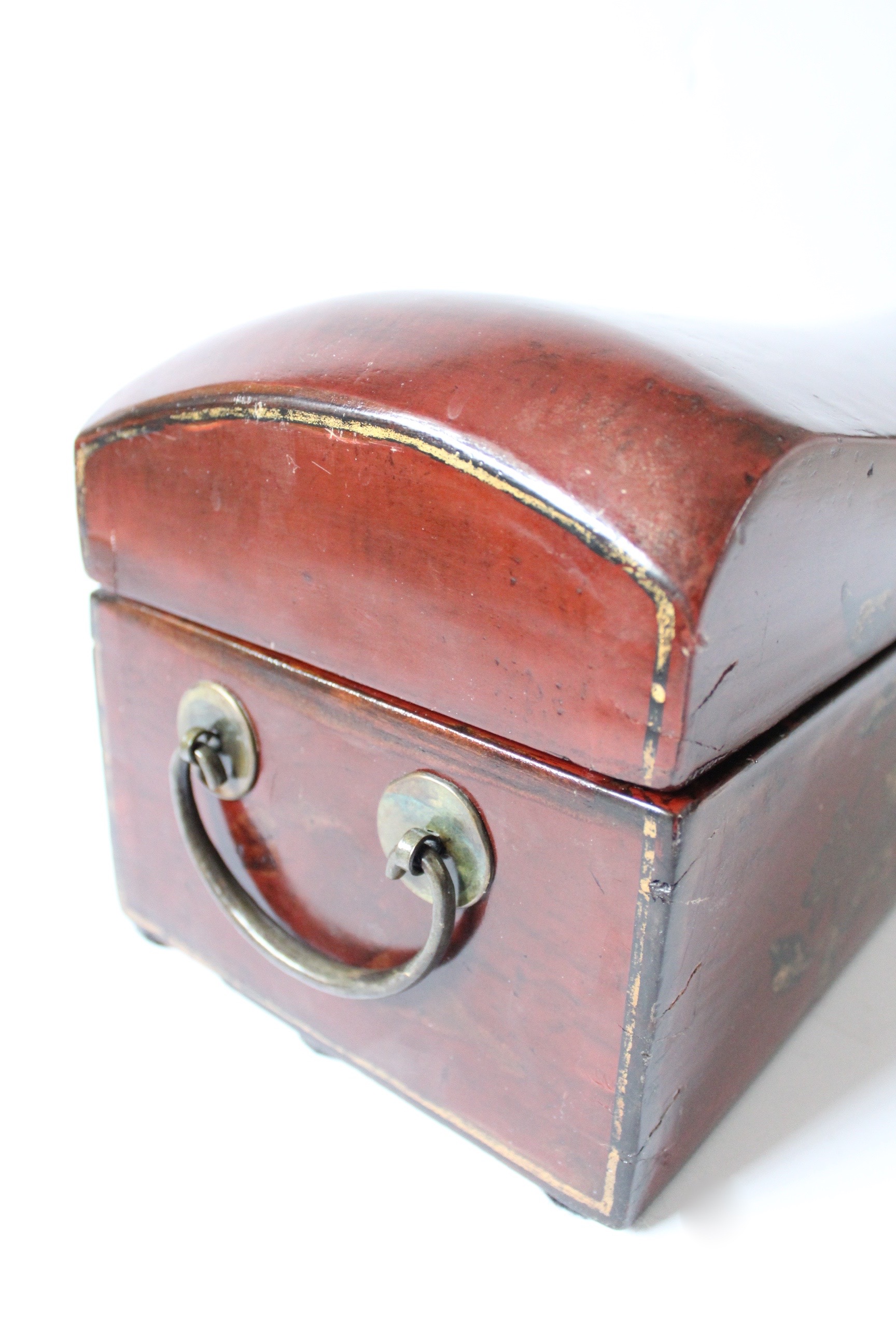 Antique Chinese Pillow Box