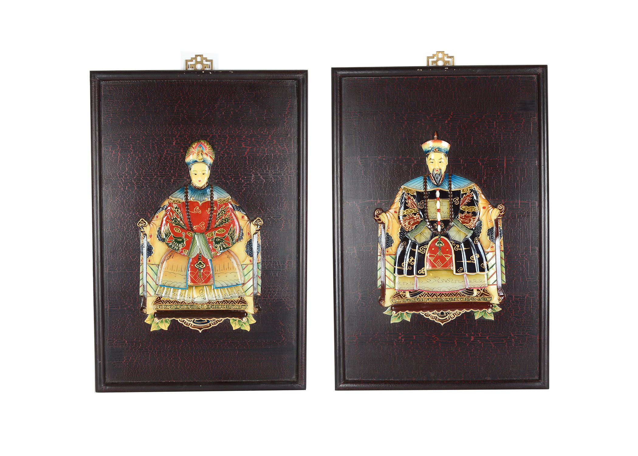 Pair of Asian Decorative Panels