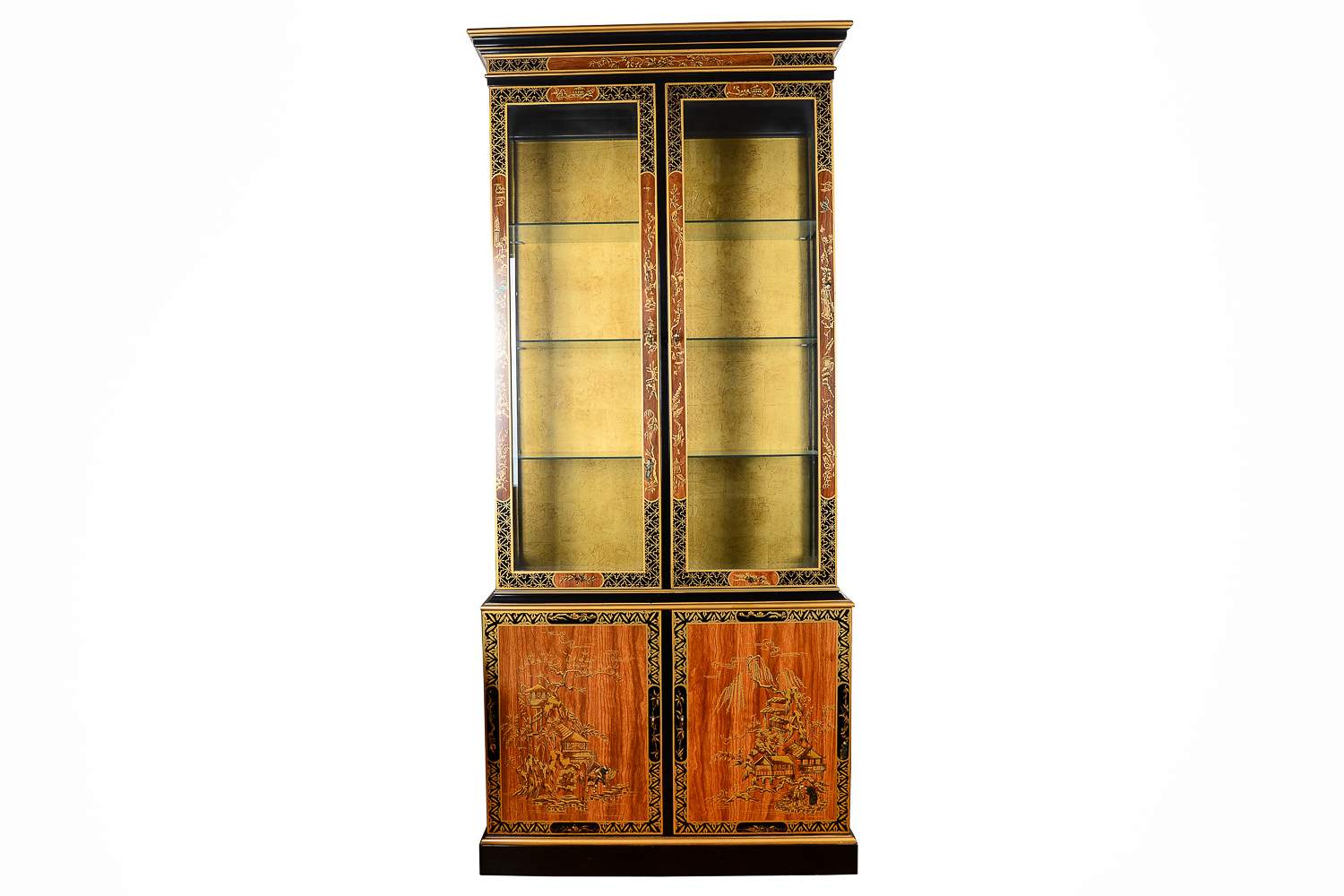 Chinoiserie Curio Cabinet by Drexel