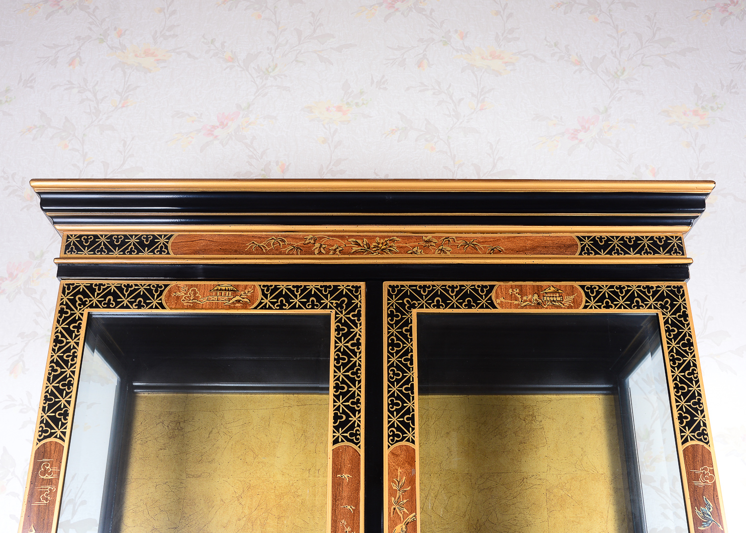 Chinoiserie Curio Cabinet by Drexel