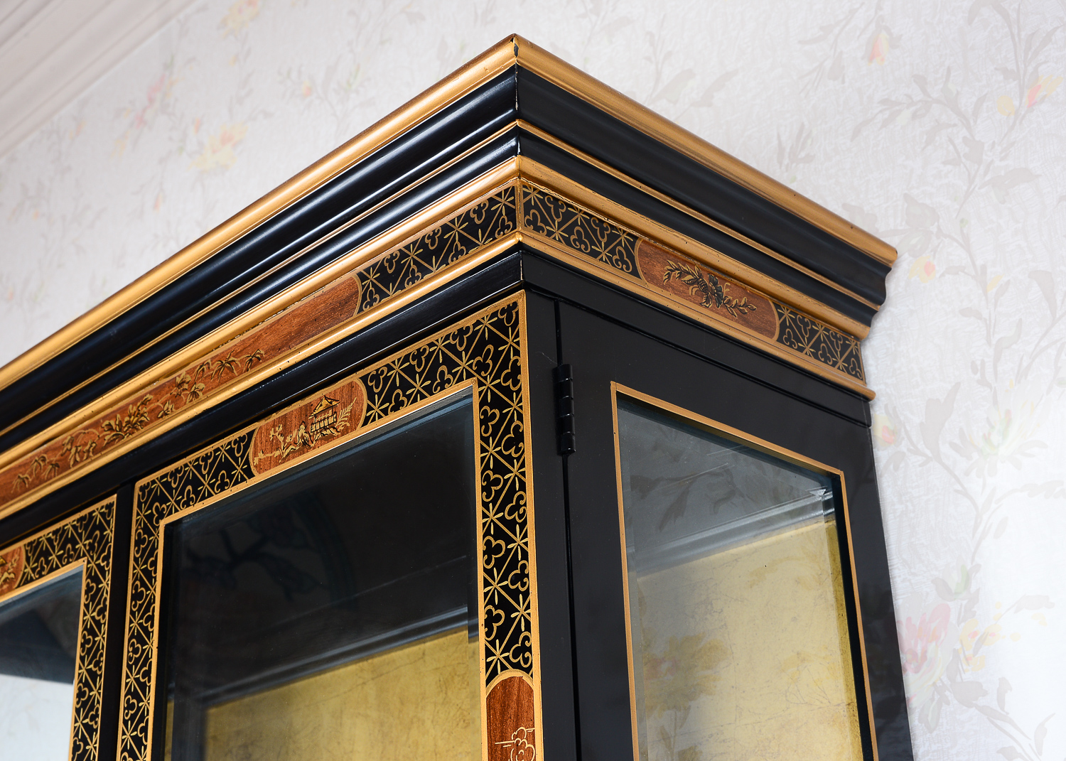 Chinoiserie Curio Cabinet by Drexel
