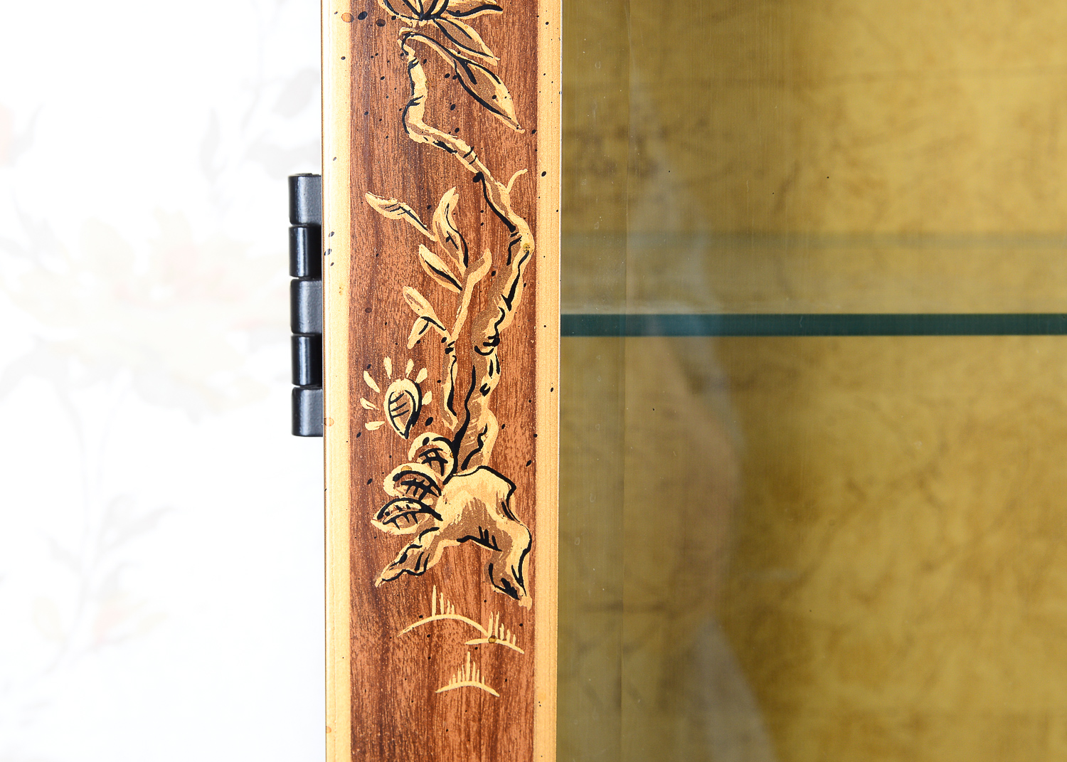 Chinoiserie Curio Cabinet by Drexel