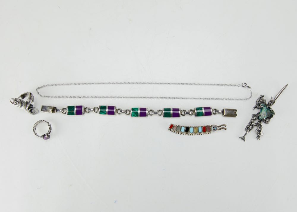 Collection of Sterling Jewelry