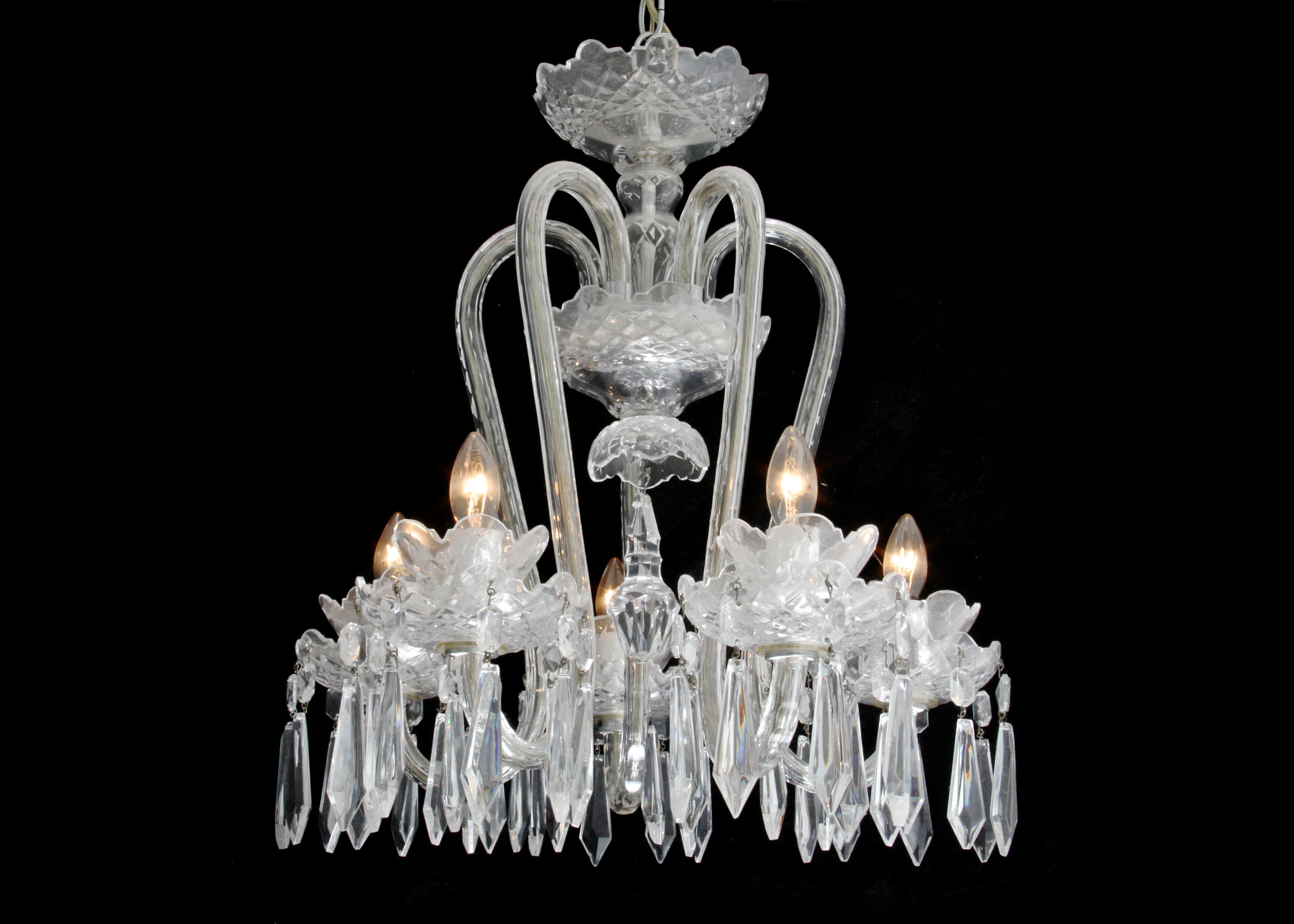 Waterford Crystal Five Arm Chandelier