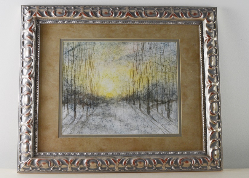 Kay K.  Worz "A Fresh Start" Original Watercolor