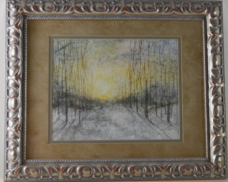 Kay K.  Worz "A Fresh Start" Original Watercolor