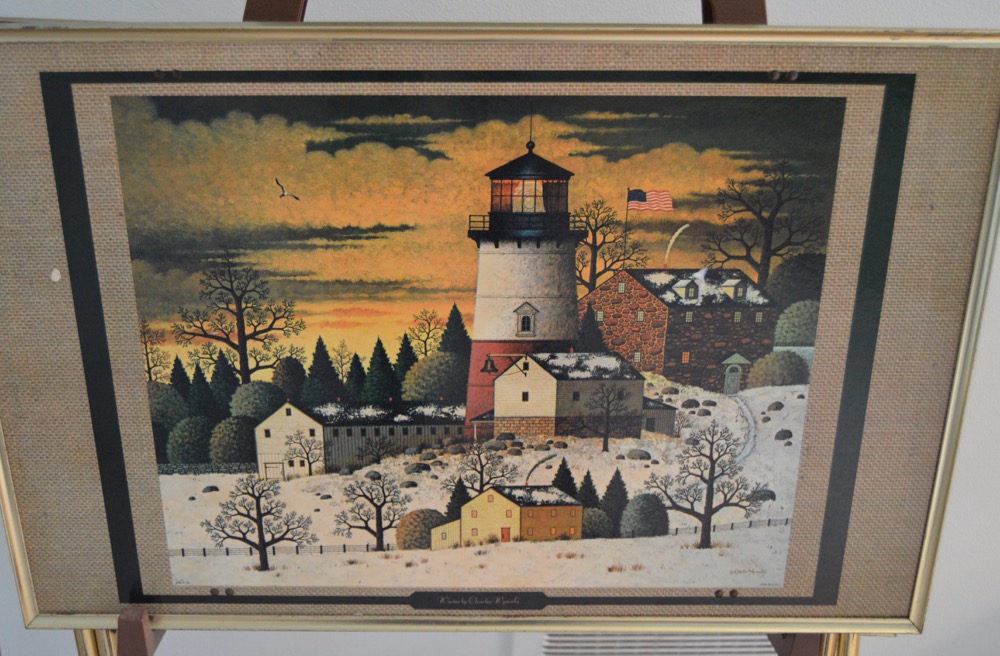 Charles Wysocki Four Seasons Folding Tray Set