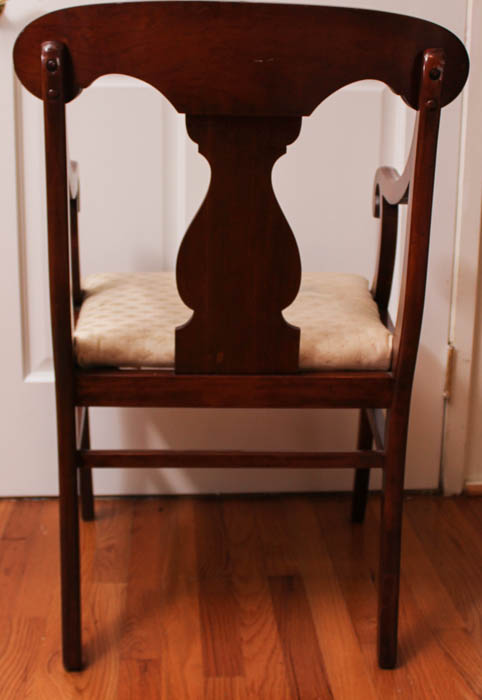 Cherry Stained Dining Room Table and Chairs