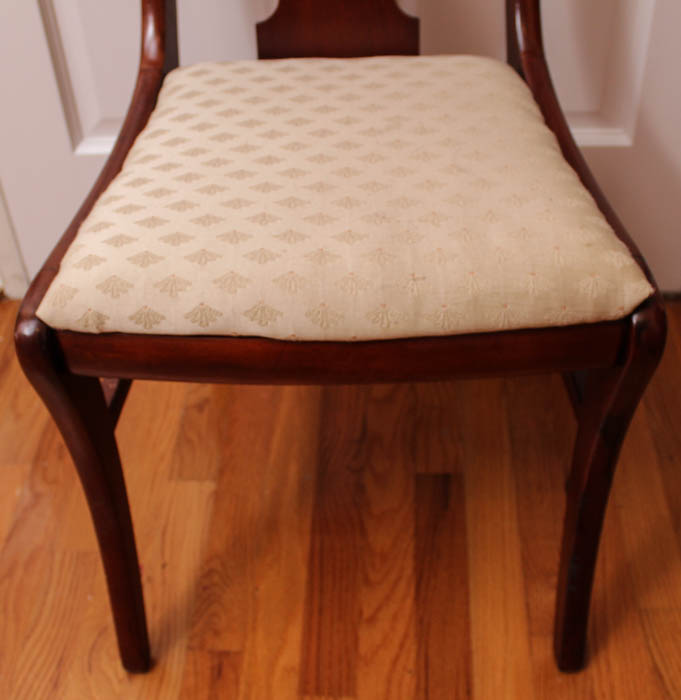 Cherry Stained Dining Room Table and Chairs