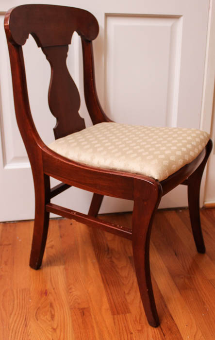 Cherry Stained Dining Room Table and Chairs