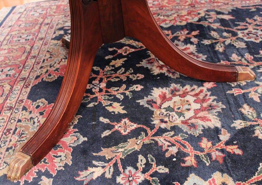 Cherry Stained Dining Room Table and Chairs