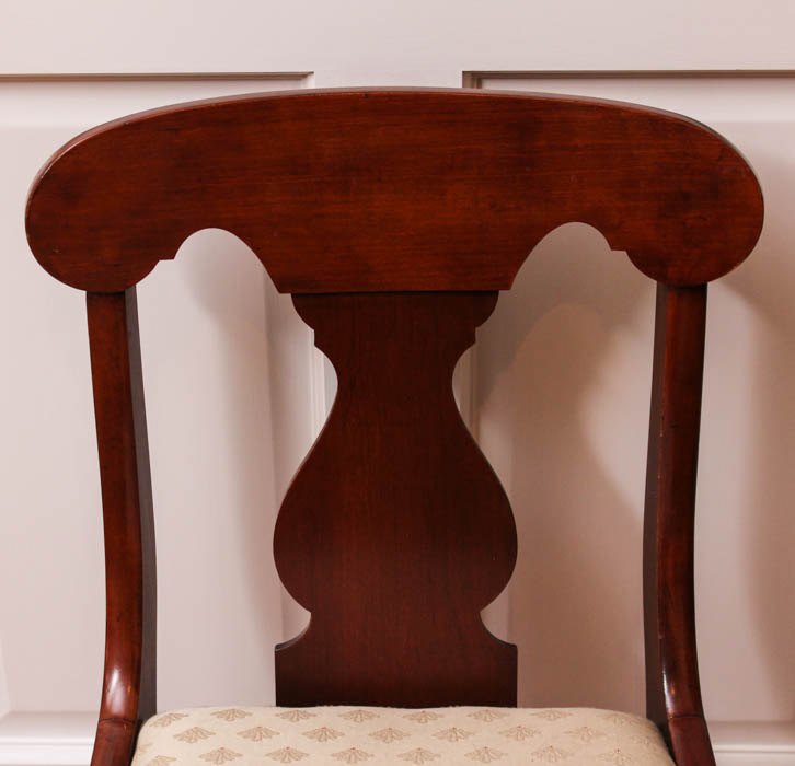 Cherry Stained Dining Room Table and Chairs