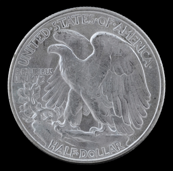 1945  Walking Liberty Silver Half Dollar