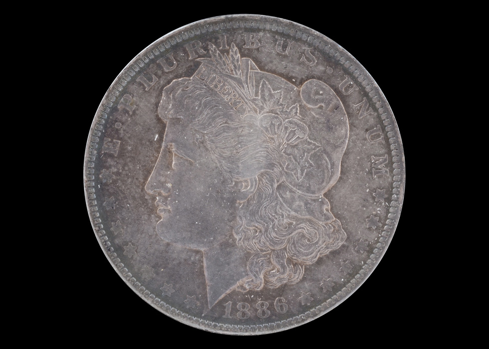 1886 O Morgan Silver Dollar