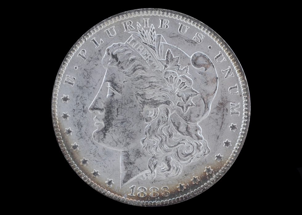 1883 O Morgan Silver Dollar