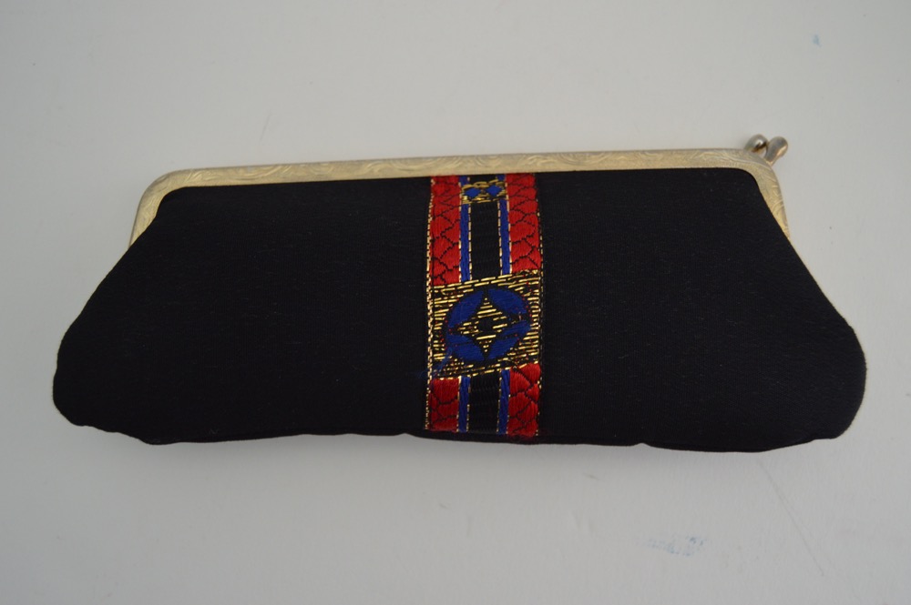 Vintage Cat Eye Glasses Black with Multi-Colored Rhinestones