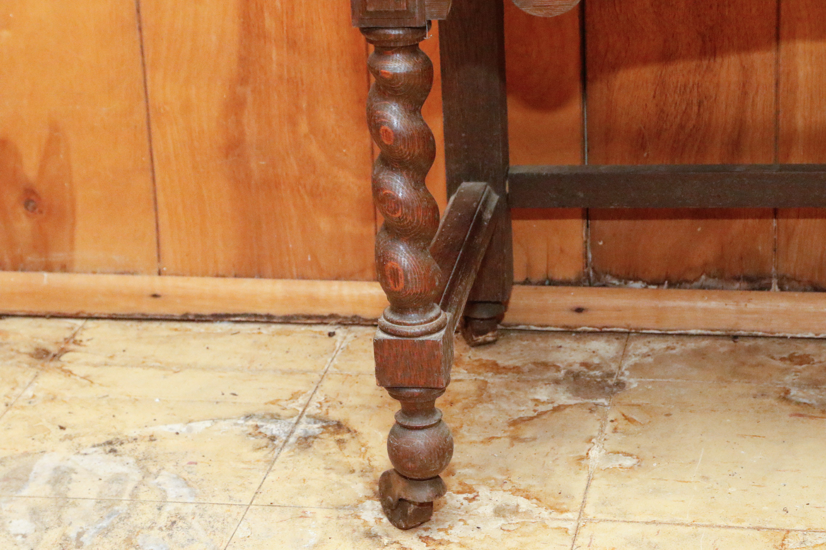 Late Victorian Oak Display Cabinet
