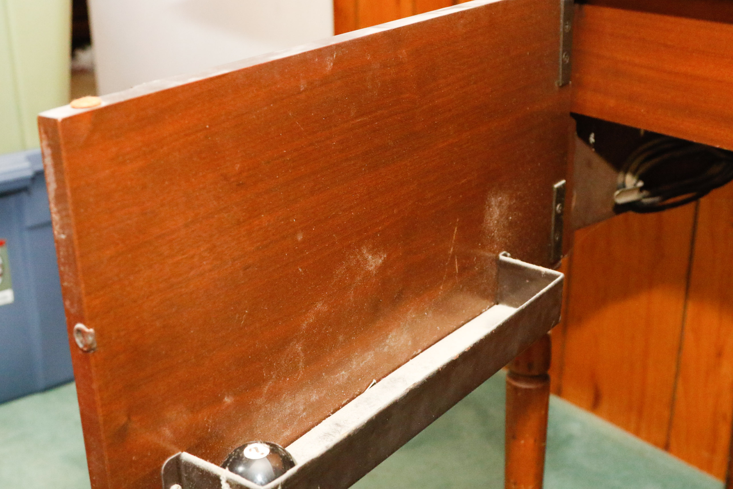 1920s White Rotary Sewing Machine Cabinet