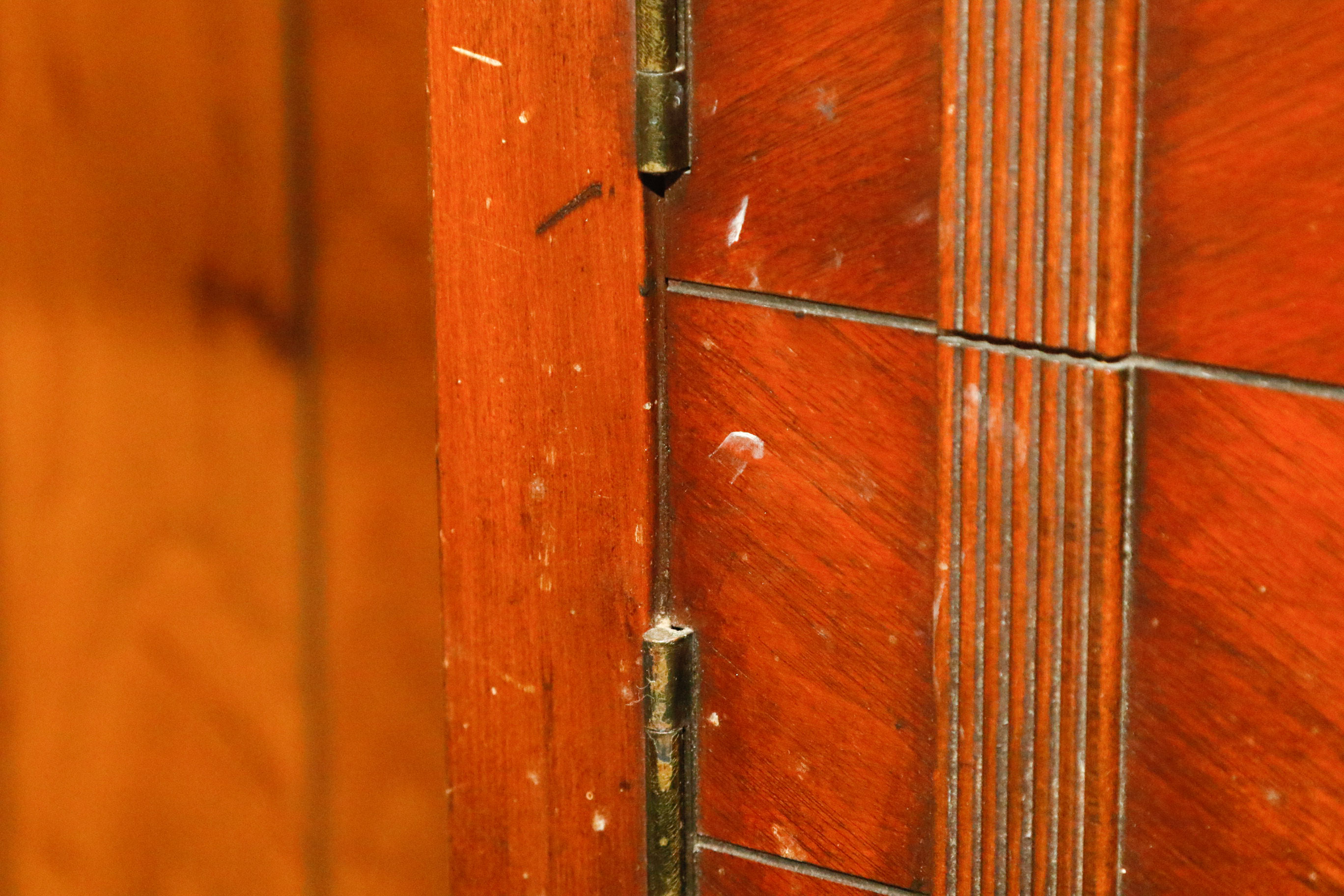 1920s White Rotary Sewing Machine Cabinet