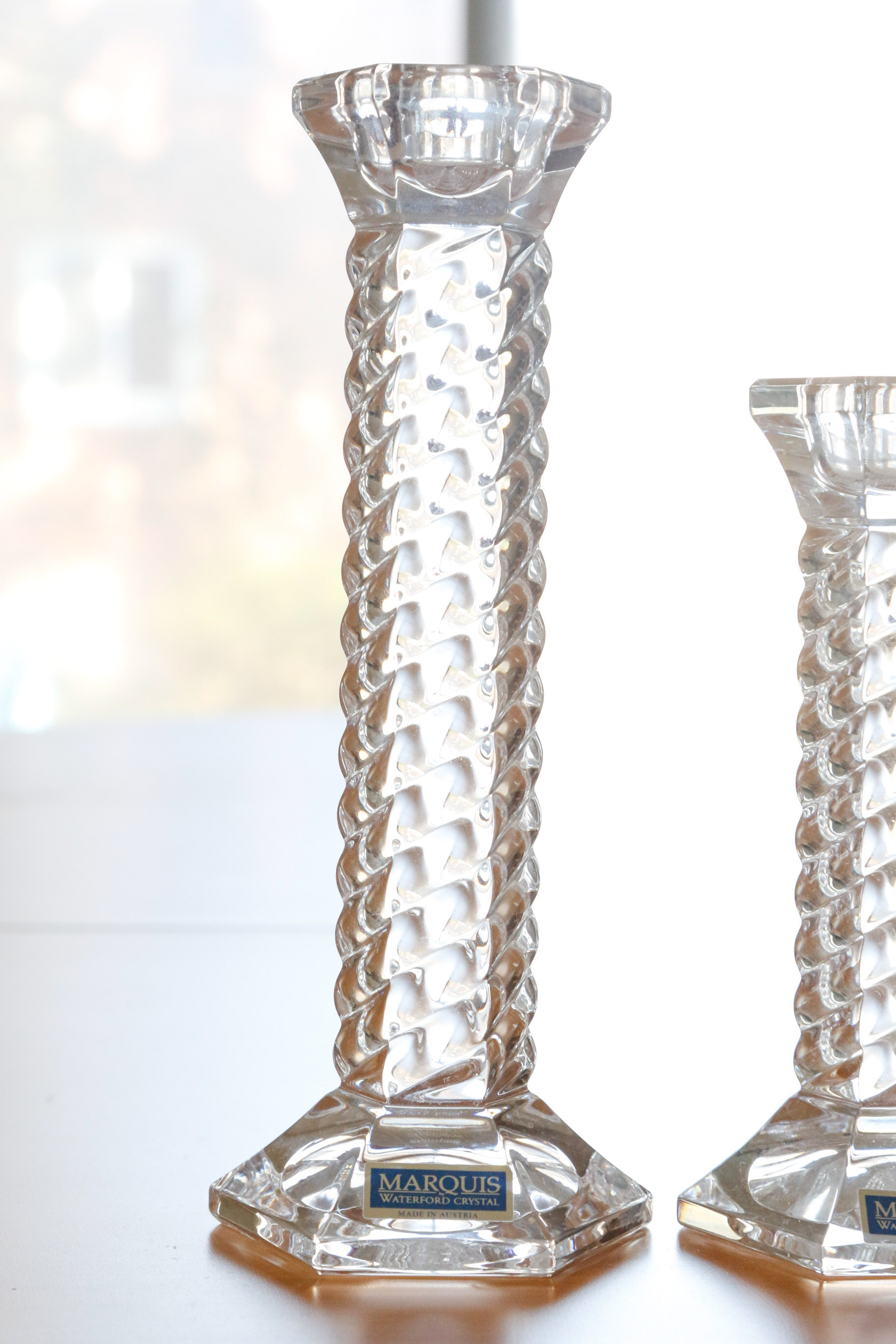 Marquis by Waterford Candlestick Trio