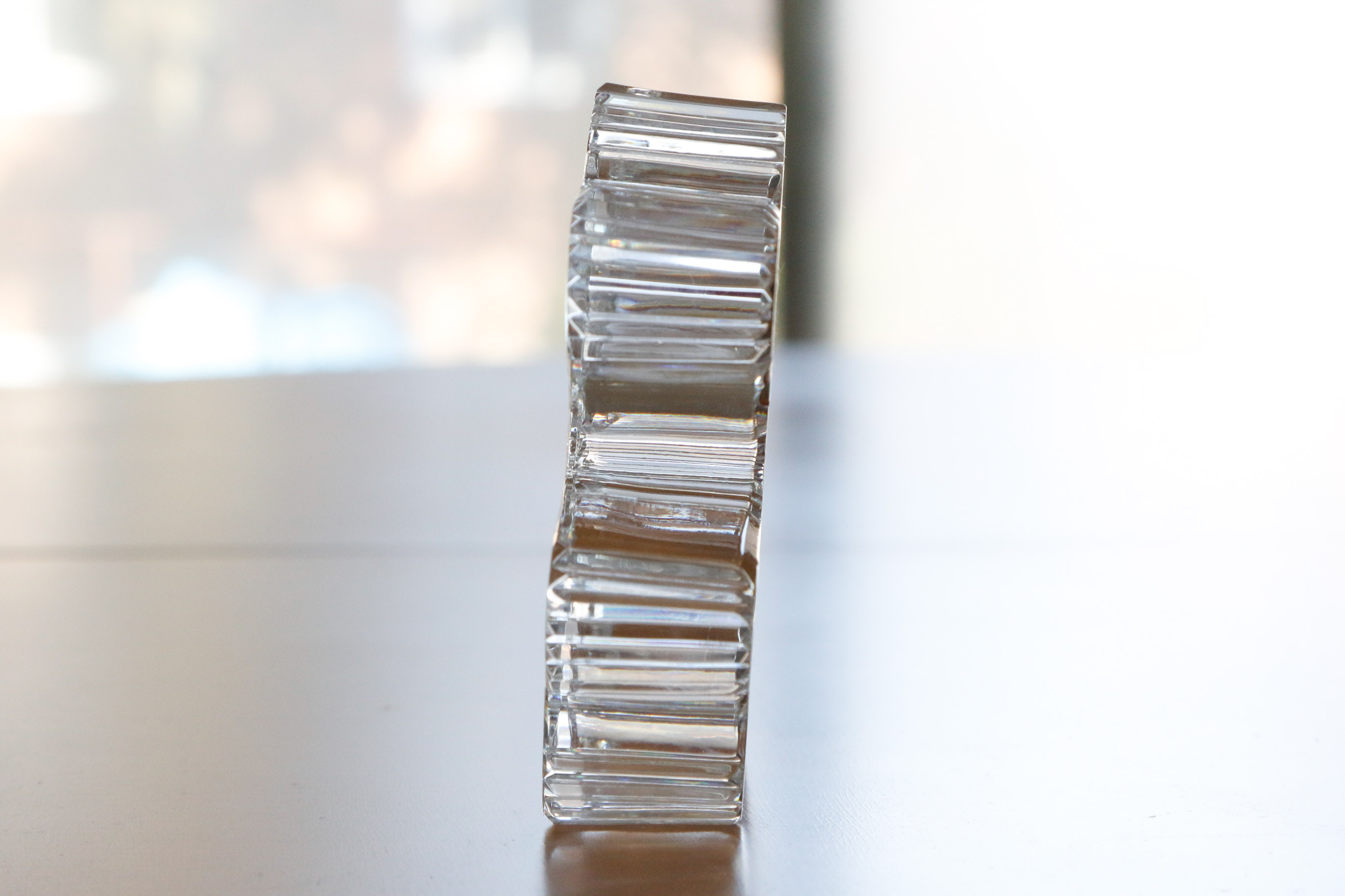 Waterford Crystal Shamrock Paperweight