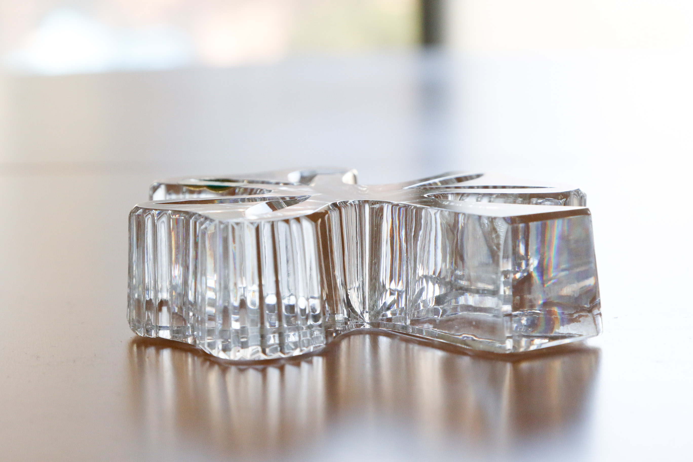 Waterford Crystal Shamrock Paperweight