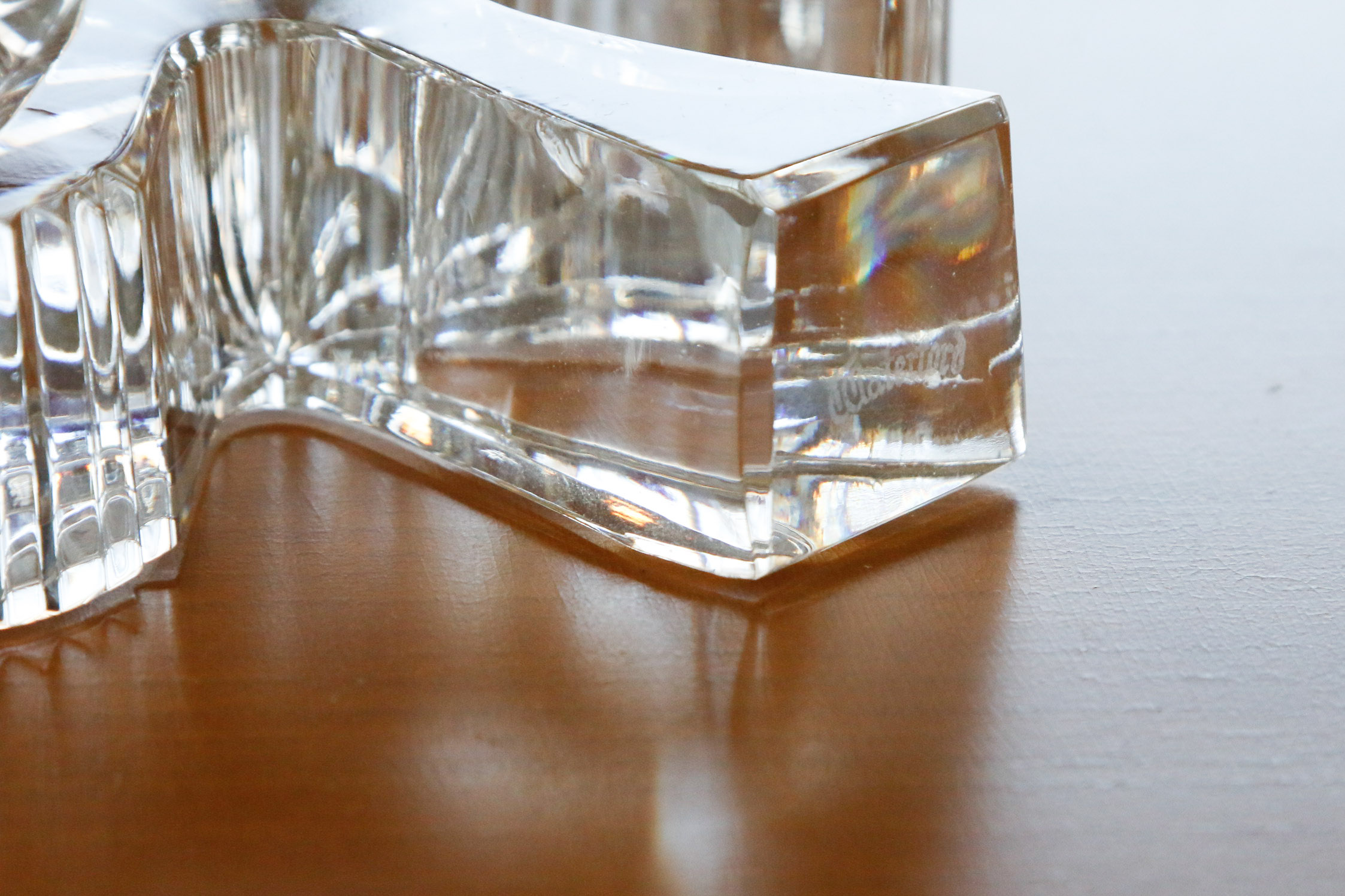 Waterford Crystal Shamrock Paperweight