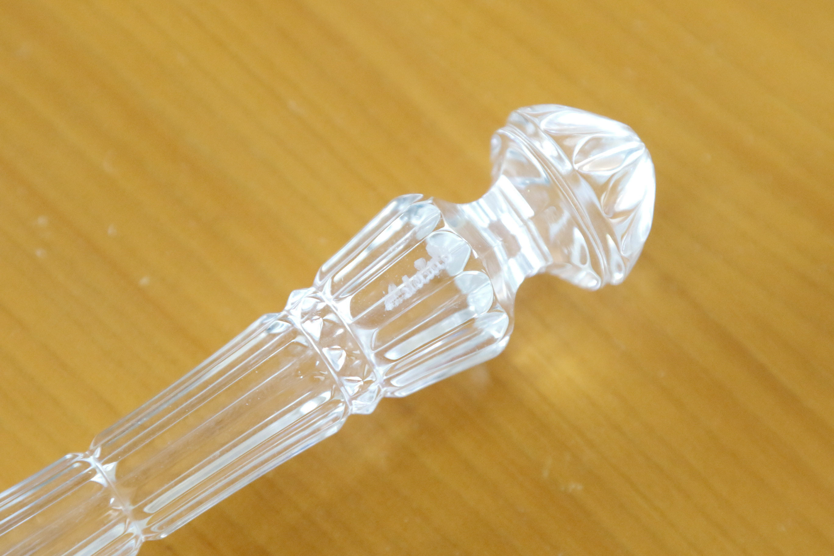 Waterford "Lismore" Cake Knife, Candle Snuffer and Knife Rest