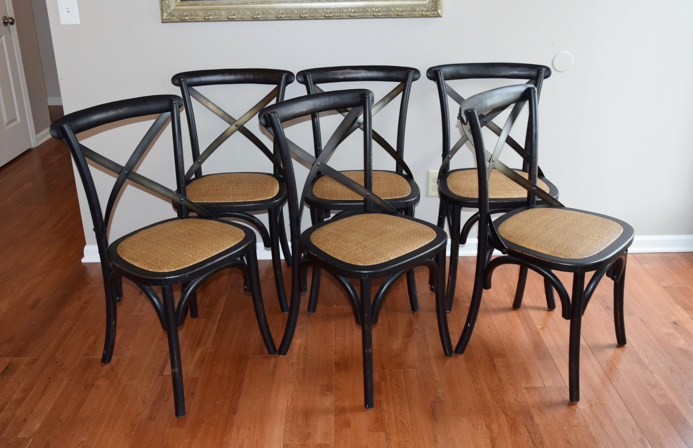 Six Arhaus "Cadence" Dining Chairs
