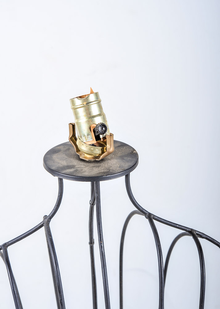 Wire Frame Mannequin Style Lamp