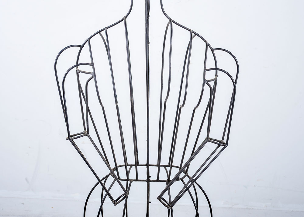 Wire Frame Mannequin Style Lamp