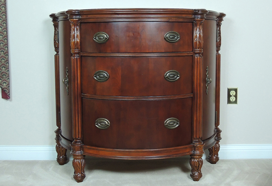 Antiques Roadshow Pulaski Demilune Chest