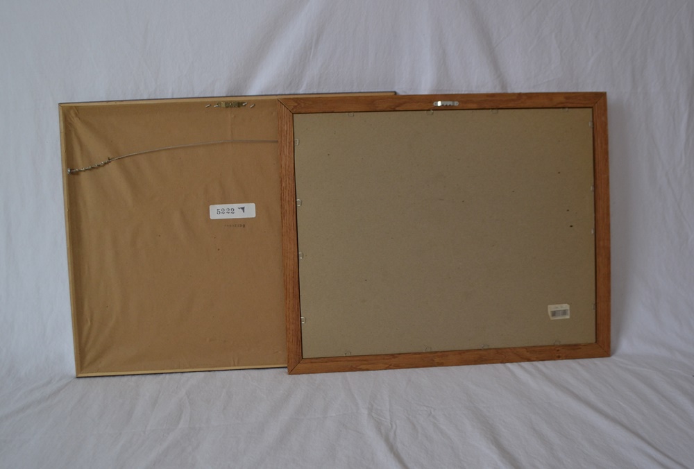 Pair Of Duck Themed Offset Lithographs