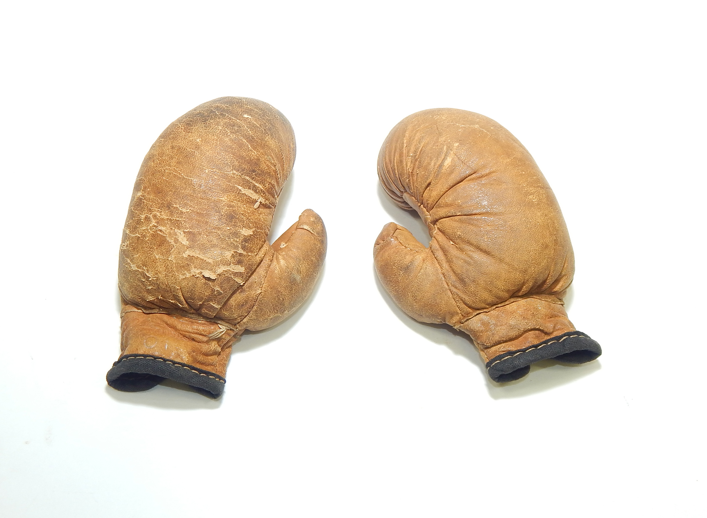 Vintage Leather Miniature Salesman Sample Boxing Gloves
