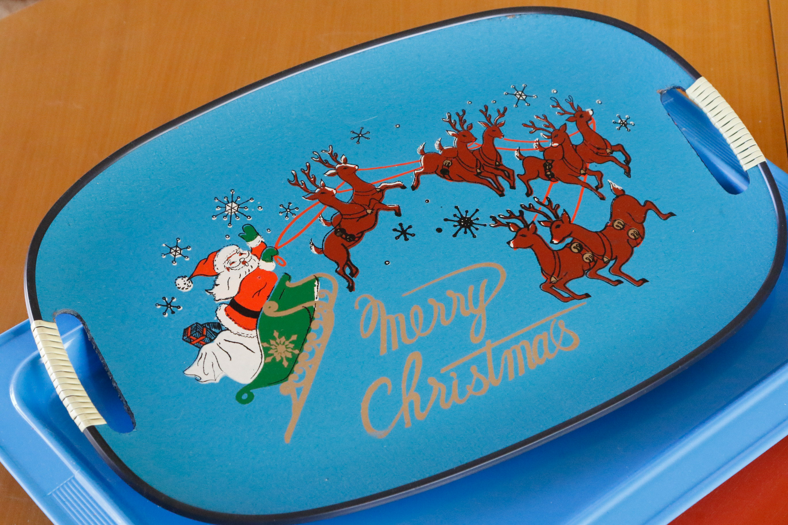 Collection of Mid-Century Bar and Serving Trays