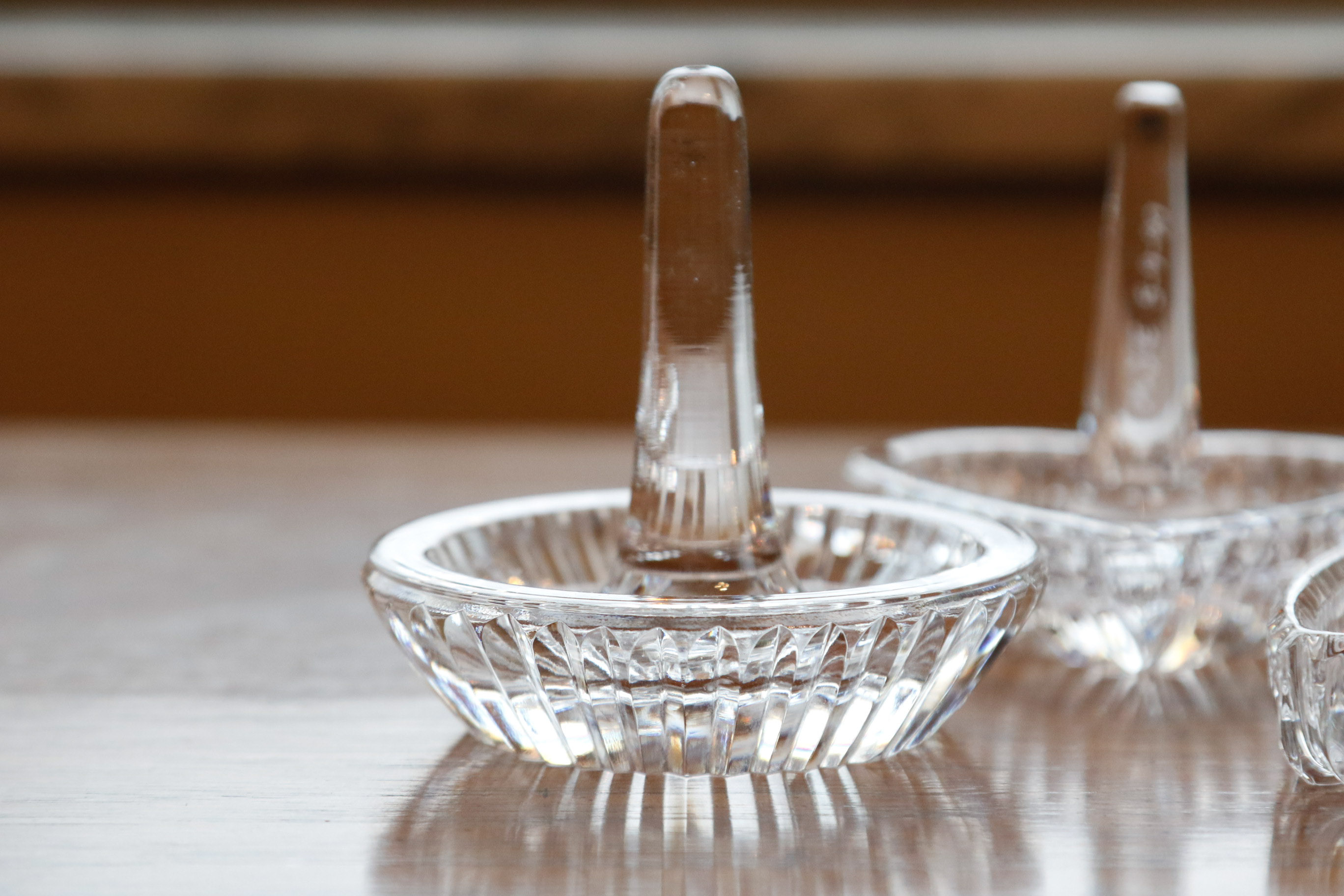 Trio of Waterford Crystal Ring Holders