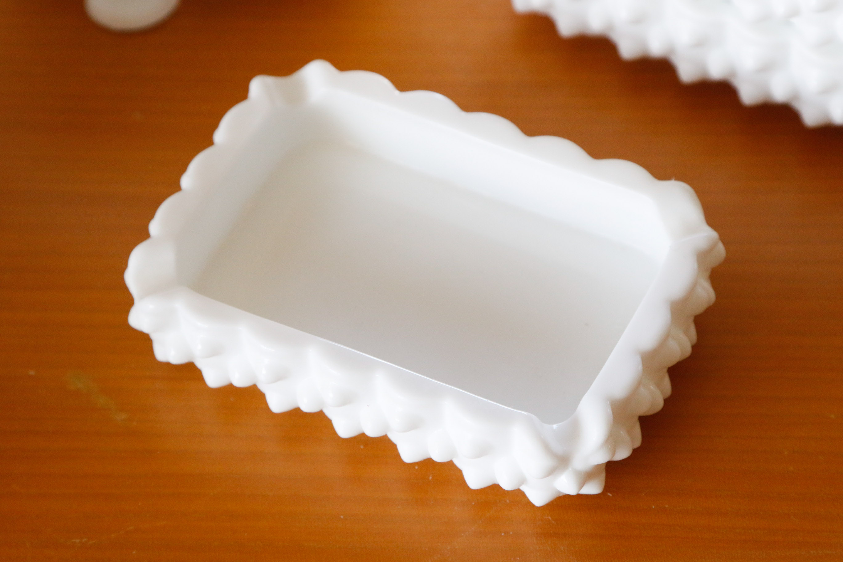 Hobnail Milk Glass Smoking Accessories