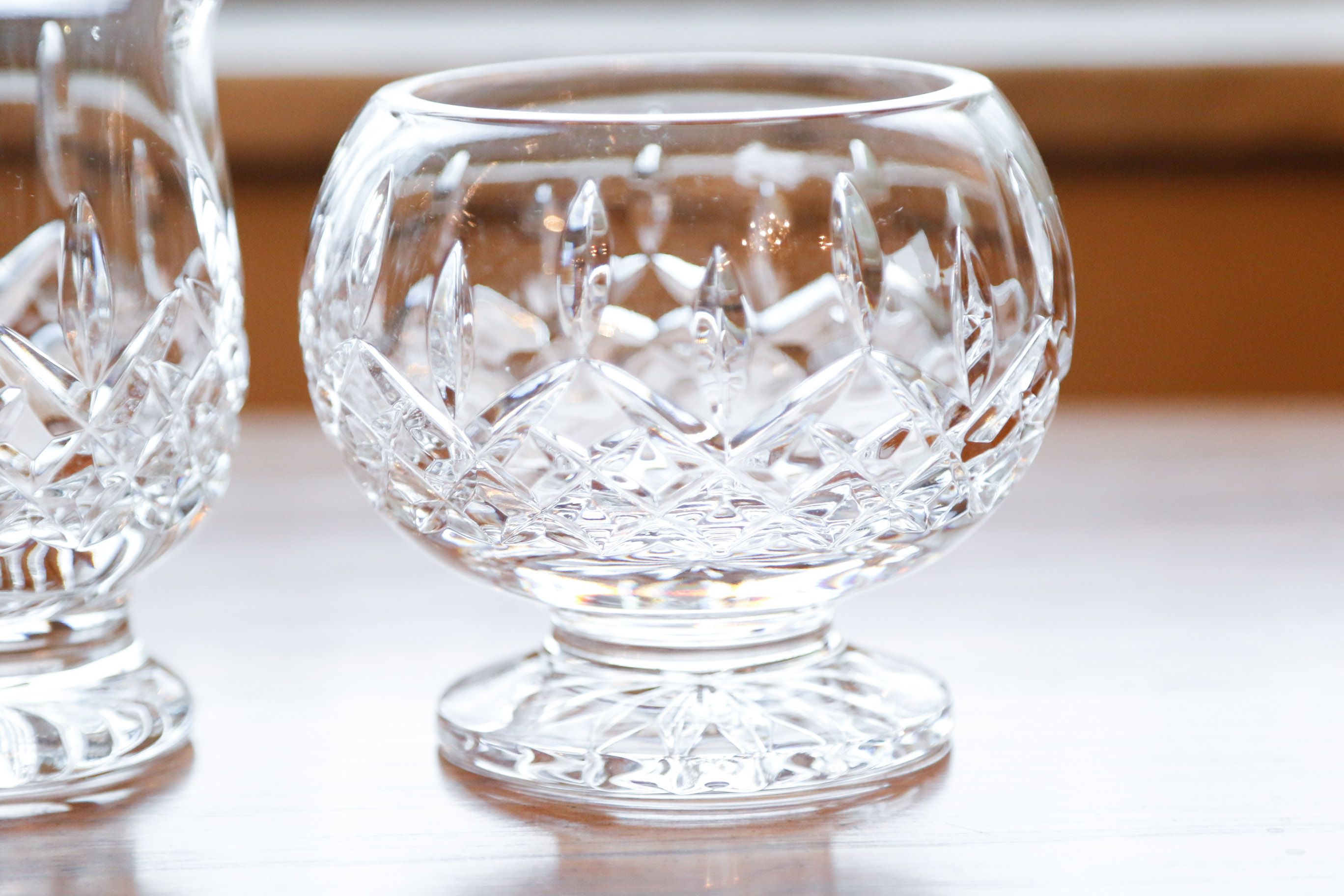 Waterford "Lismore" Creamer and Sugar Set