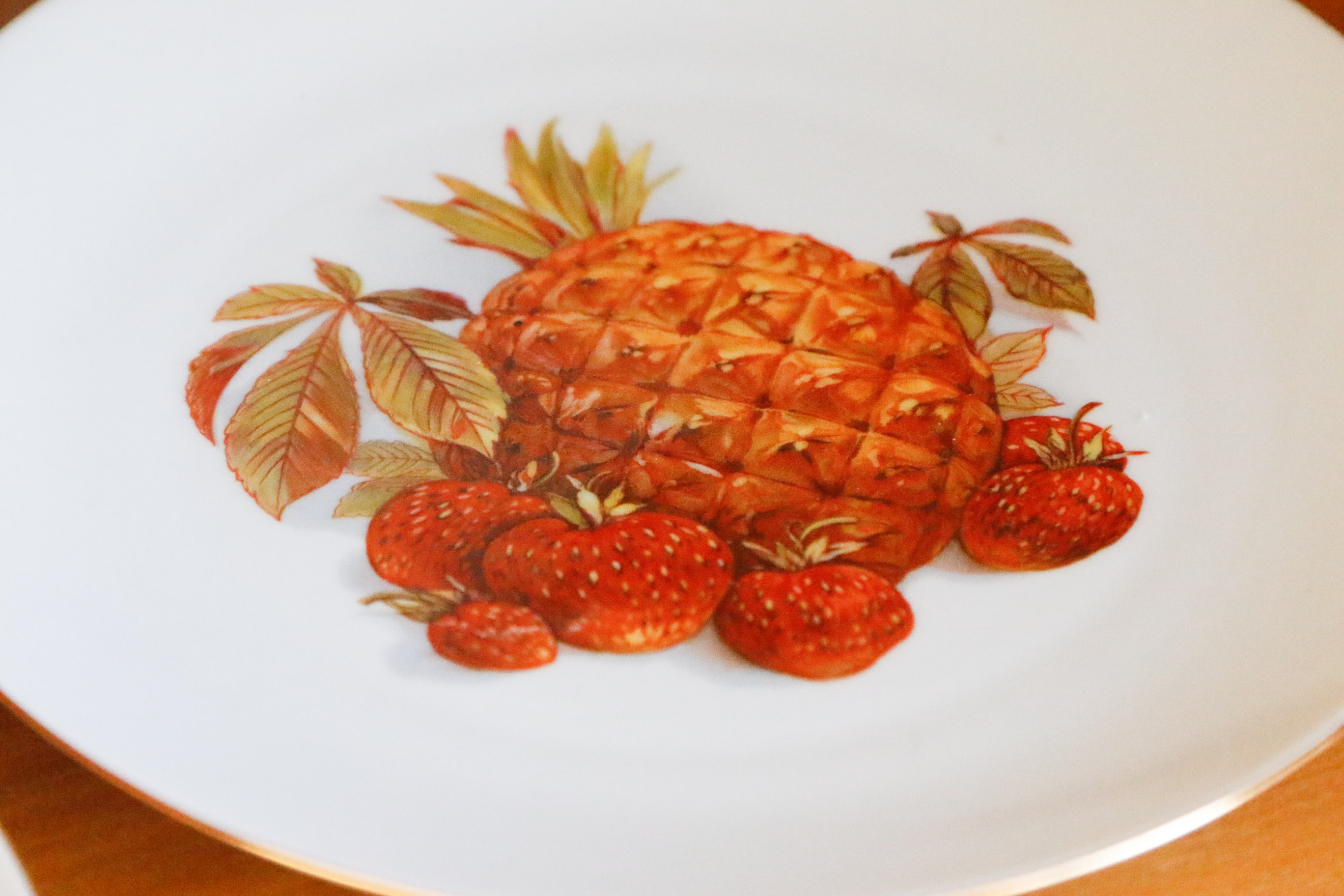 Set of Six Bareuther Waldsassen Luncheon Plates