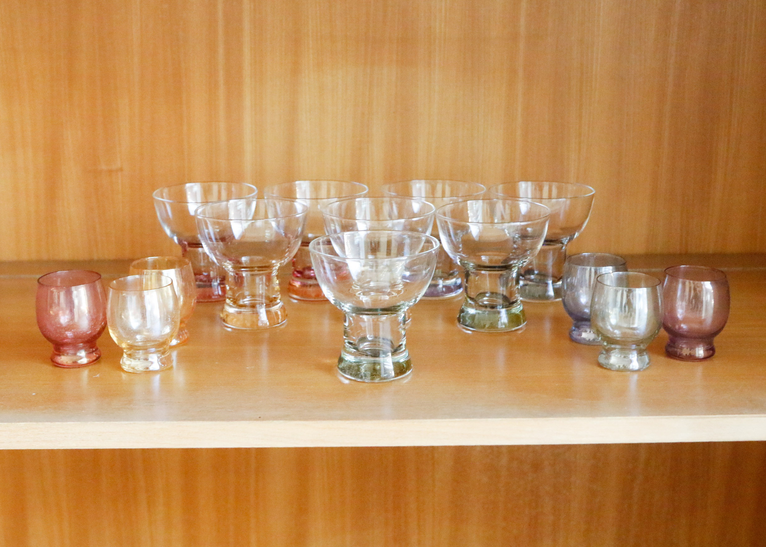 Mid-Century Colored Barware