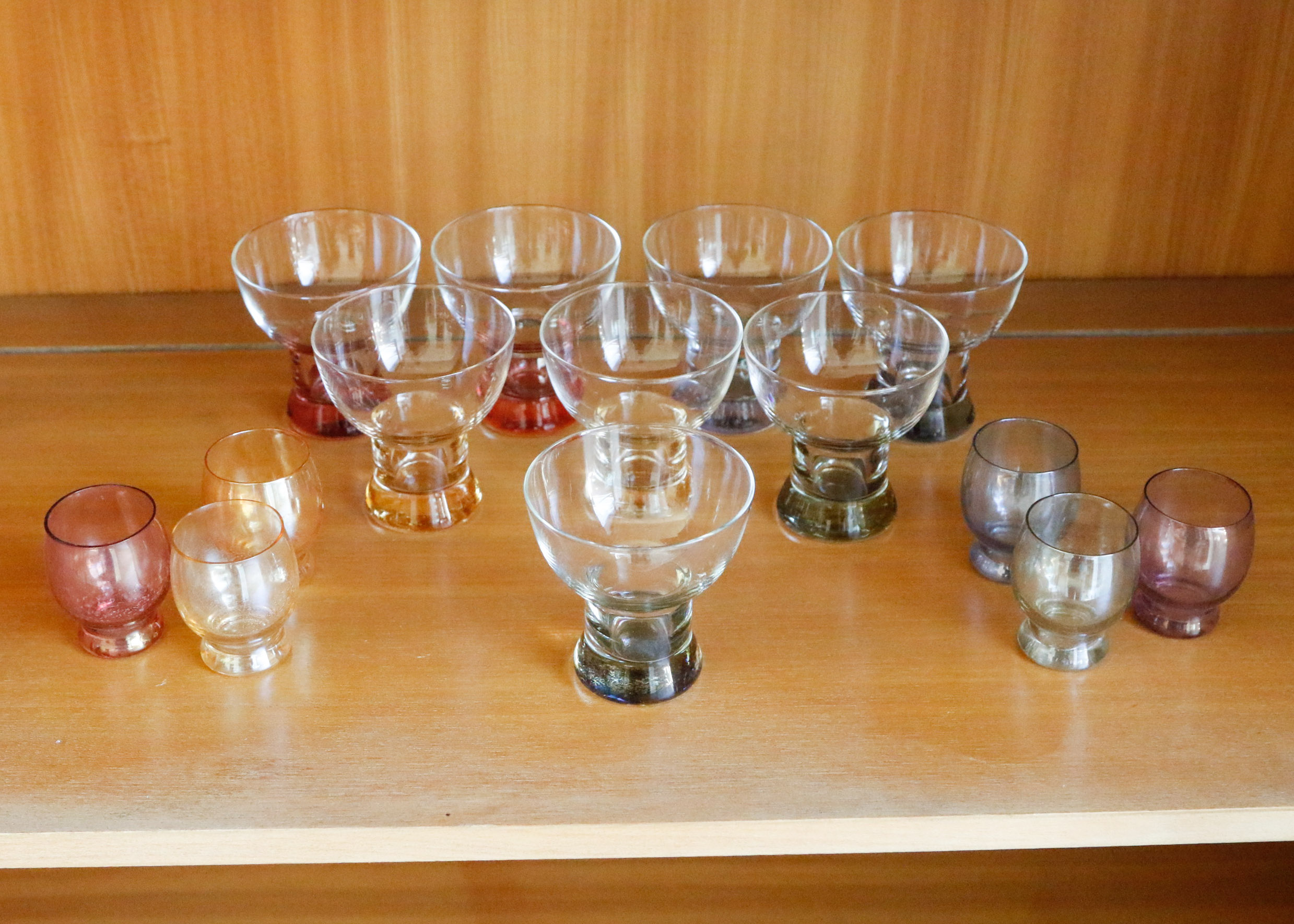 Mid-Century Colored Barware