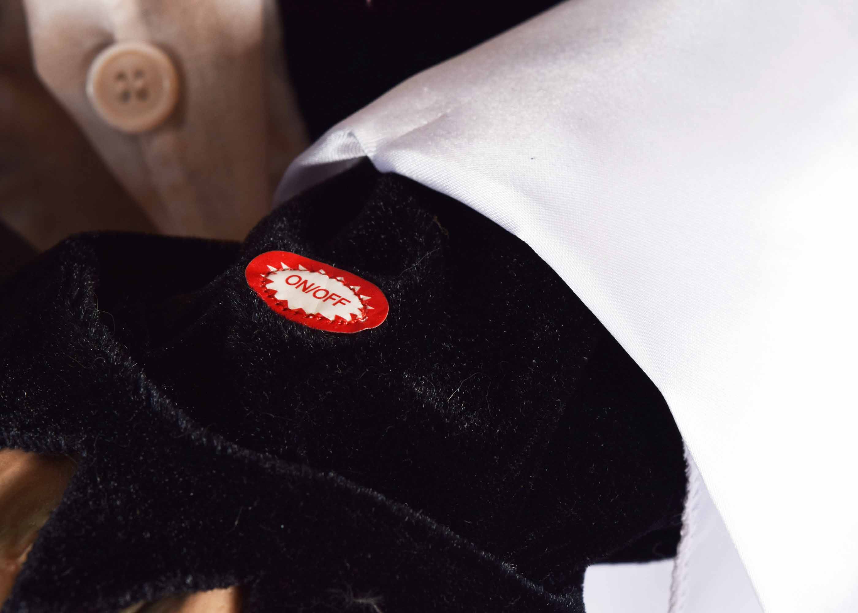 Animated Halloween Butler with Skull Tray