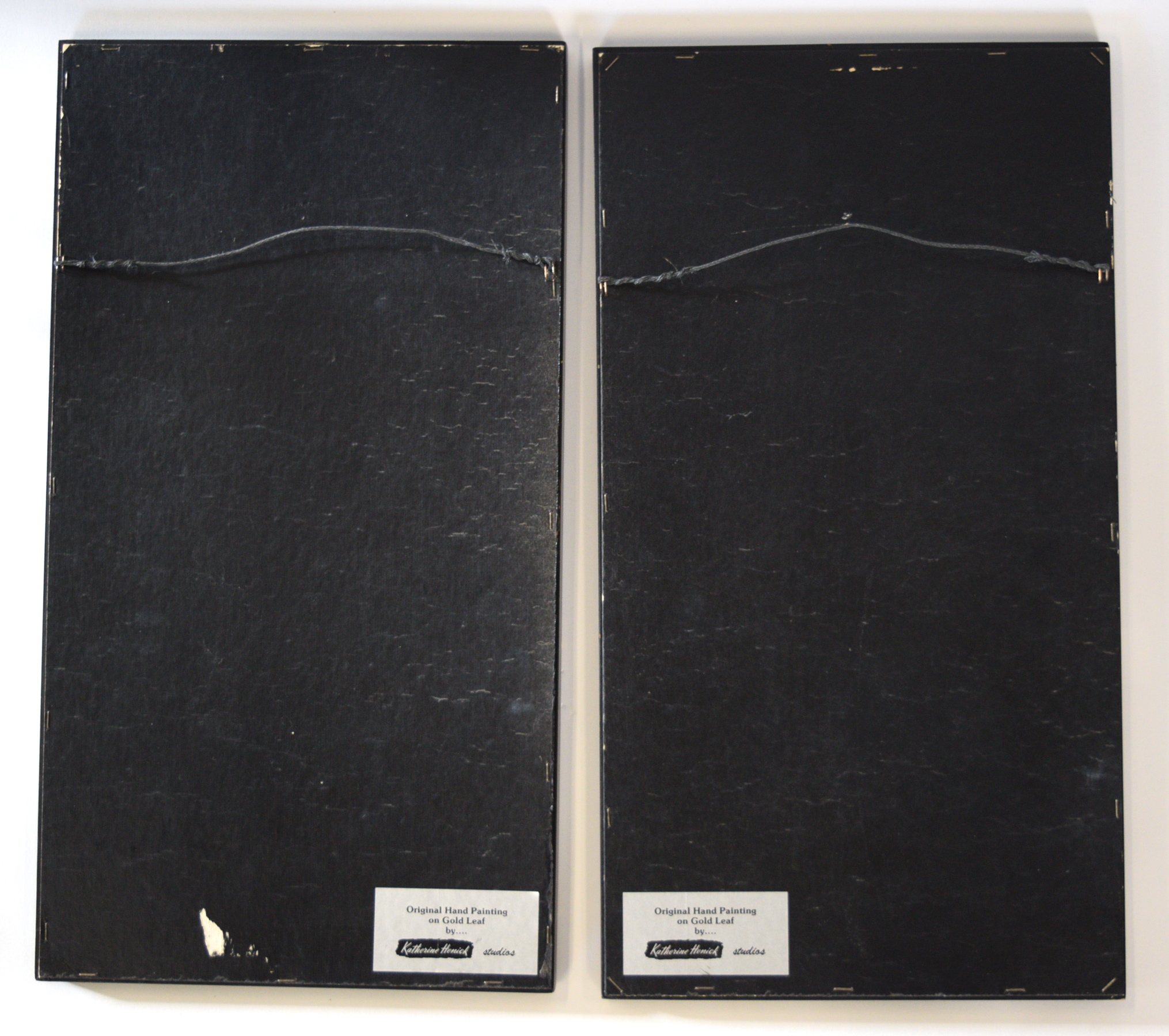 Katherine Henick Painting on Gold Leaf