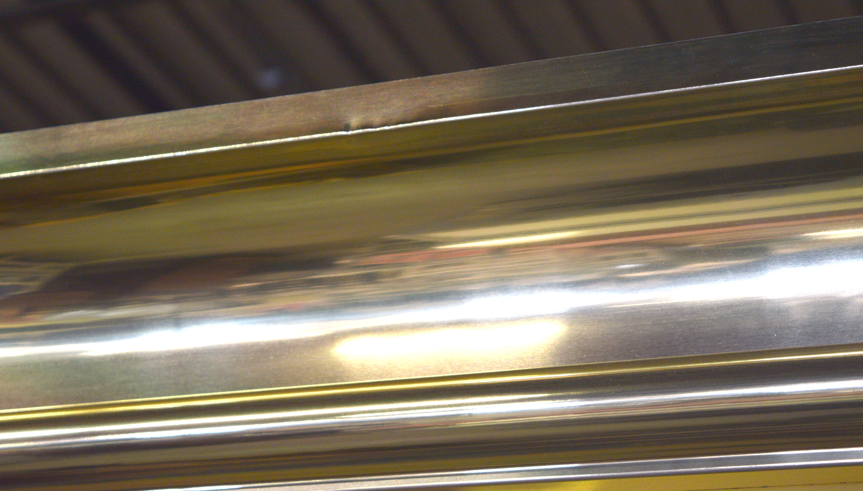 Pair of Brass and Glass Curio Cabinets