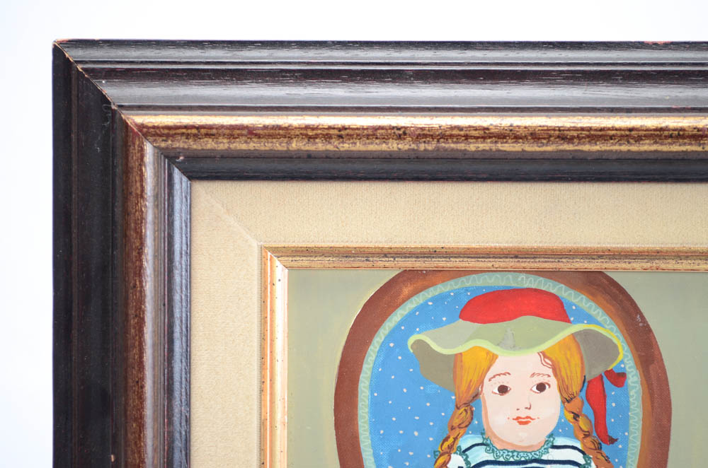 Elke Einsmann Gouache Painting of Doll