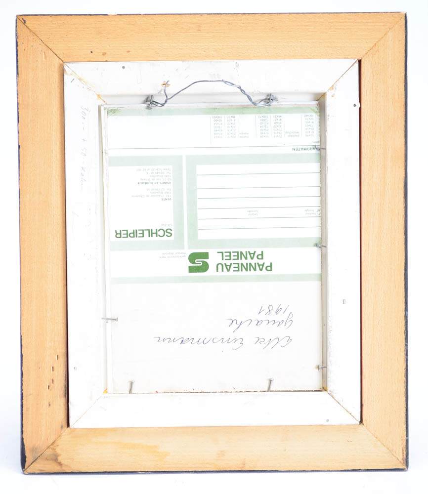 Elke Einsmann Gouache Painting of Doll