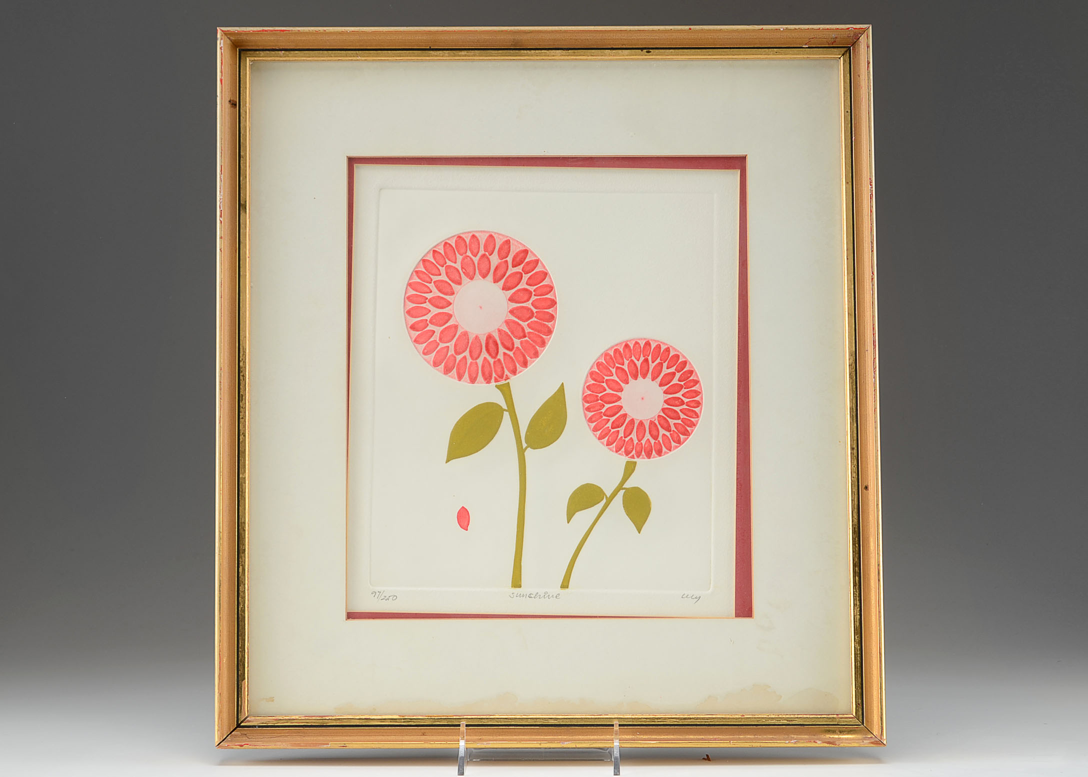 Original Etching, Cecilla Davila