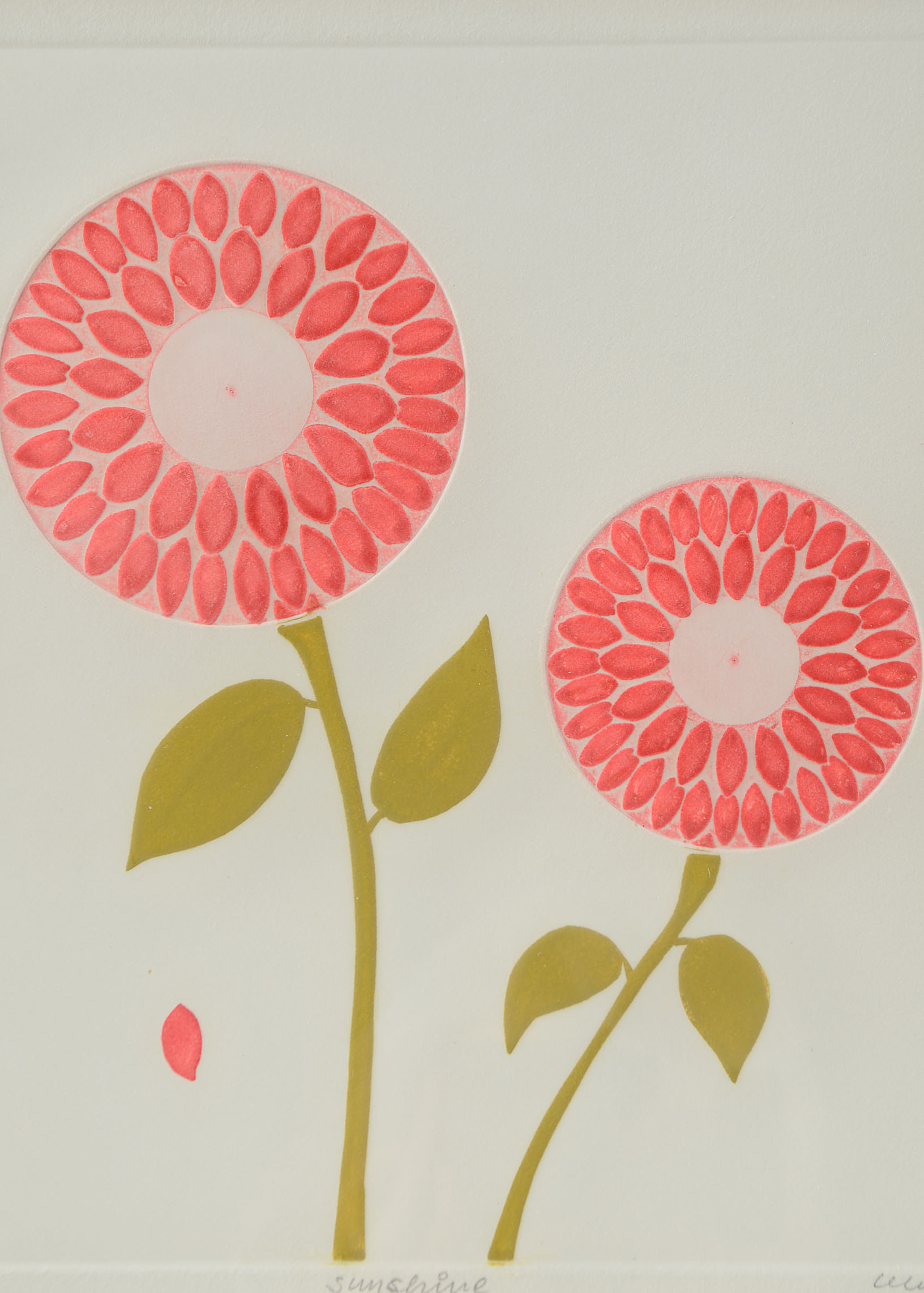 Original Etching, Cecilla Davila