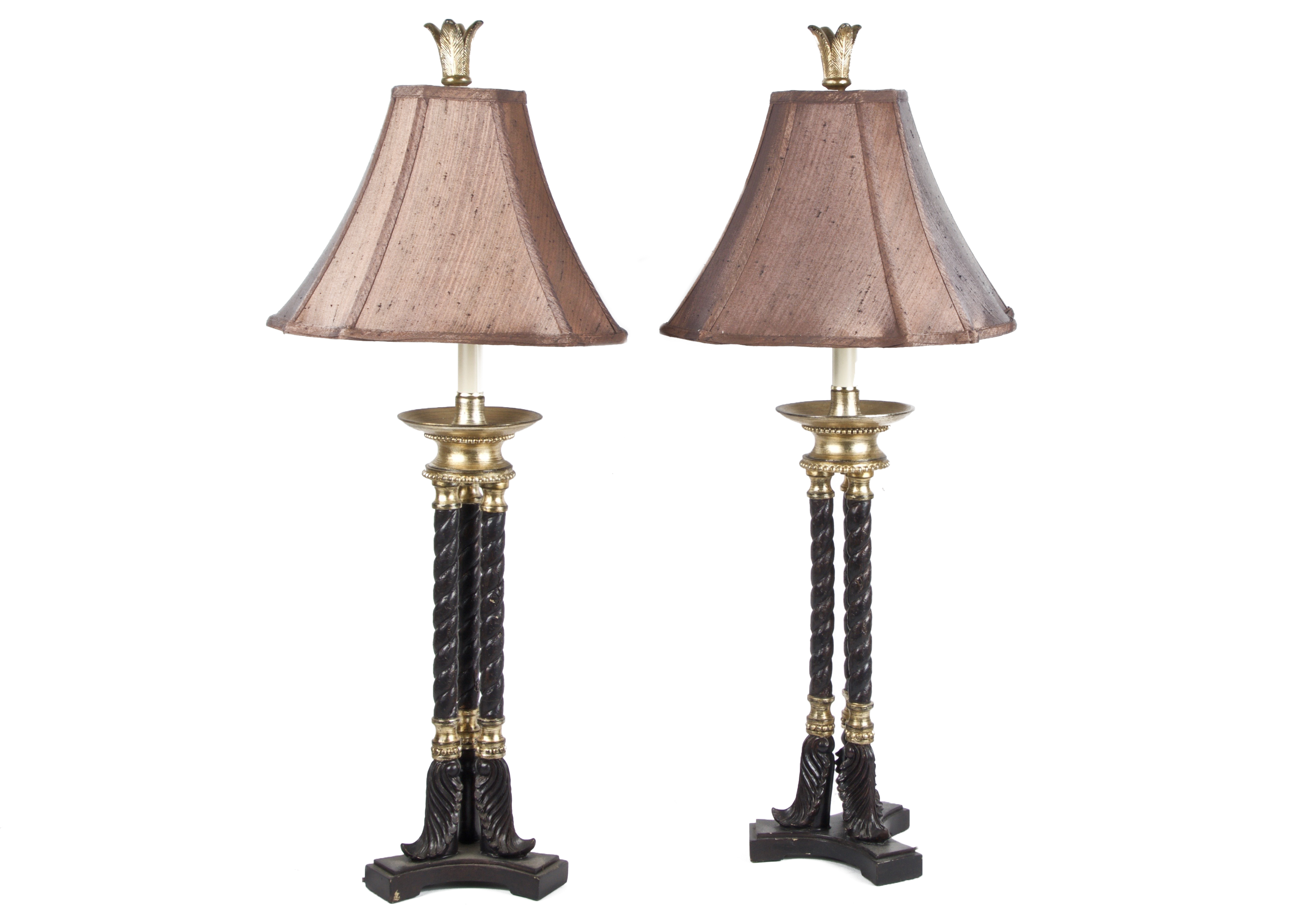 Pair of Cleopatra Table Lamps
